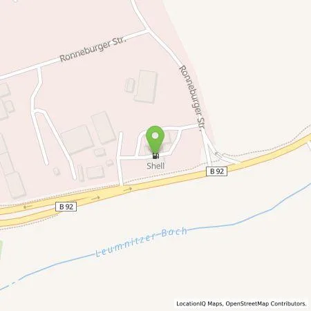 Standortübersicht der Tankstelle Shell Deutschland GmbH in 07546 Gera