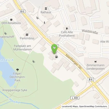 Standortübersicht der Tankstelle Shell Deutschland GmbH in 28857 Syke