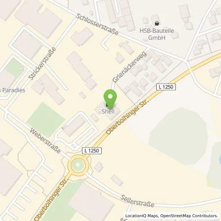 Standortübersicht der Tankstelle Shell Deutschland GmbH in 72622 Nuertingen