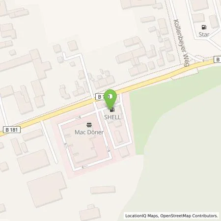 Standortübersicht der Tankstelle Shell Deutschland GmbH in 06217 Merseburg