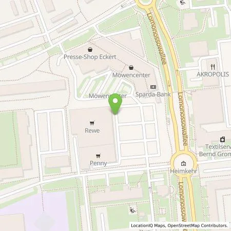 Standortübersicht der Tankstelle Shell Deutschland GmbH in 17491 Greifswald