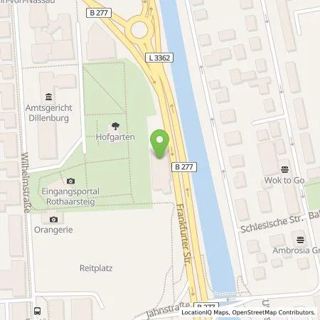 Standortübersicht der Tankstelle Shell Deutschland GmbH in 35683 Dillenburg