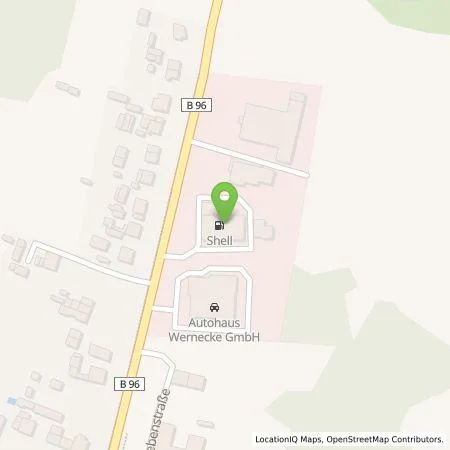 Standortübersicht der Tankstelle Shell Deutschland GmbH in 15806 Zossen