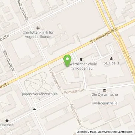 Standortübersicht der Tankstelle DKS Immobiliengesellschaft in 70174 Stuttgart