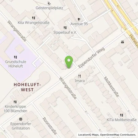 Standortübersicht der Tankstelle Hamburger Energiewerke Mobil GmbH in 20259 Hamburg