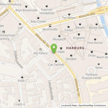 Standortübersicht der Tankstelle Hamburger Energiewerke Mobil GmbH in 21073 Hamburg