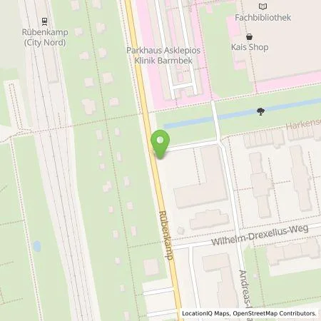 Standortübersicht der Tankstelle Hamburger Energiewerke Mobil GmbH in 22307 Hamburg