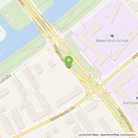 Standortübersicht der Tankstelle Hamburger Energiewerke Mobil GmbH in 22297 Hamburg