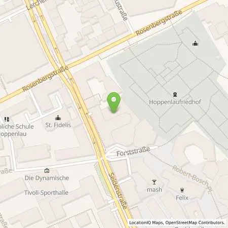 Standortübersicht der Tankstelle MARITIM Hotelgesellschaft mbH in 70174 Stuttgart