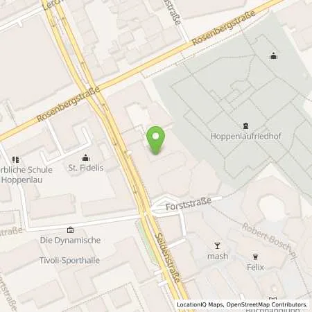 Standortübersicht der Tankstelle MARITIM Hotelgesellschaft mbH in 70174 Stuttgart