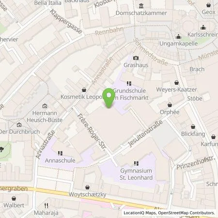 Standortübersicht der Tankstelle STAWAG - Stadt- und Städteregionswerke Aachen AG in 52062 Aachen