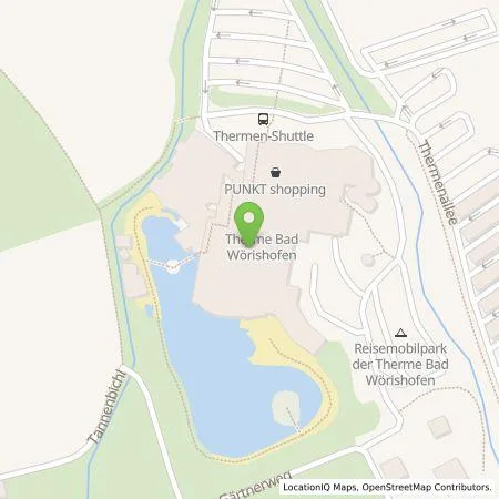 Standortübersicht der Tankstelle e-con AG in 86825 Bad Wörishofen