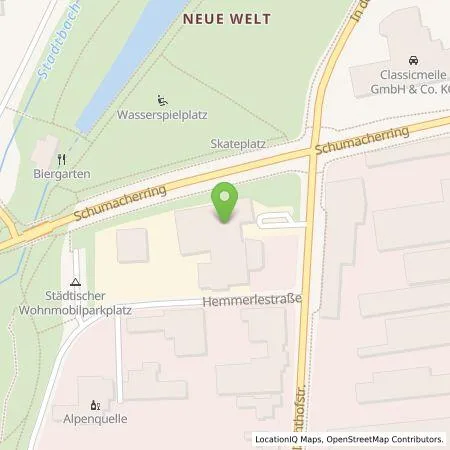 Standortübersicht der Tankstelle e-con AG in 87700 Memmingen