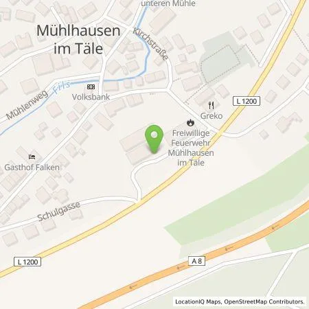 Standortübersicht der Tankstelle Albwerk Elektro- und Kommunikationstechnik GmbH in 73347 Mühlhausen