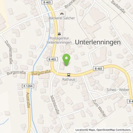 Standortübersicht der Tankstelle Albwerk Elektro- und Kommunikationstechnik GmbH in 73252 Lenningen