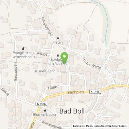 Standortübersicht der Tankstelle Albwerk Elektro- und Kommunikationstechnik GmbH in 73087 Bad Boll