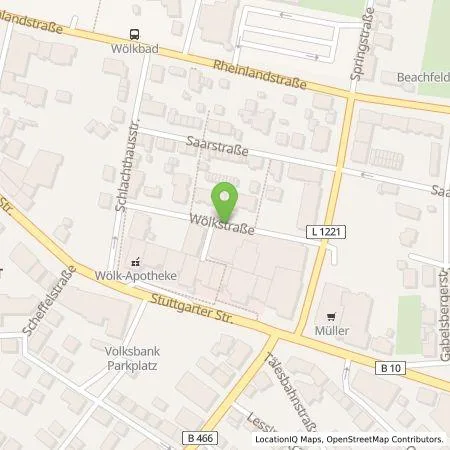 Standortübersicht der Tankstelle Albwerk Elektro- und Kommunikationstechnik GmbH in 73312 Geislingen an der Steige