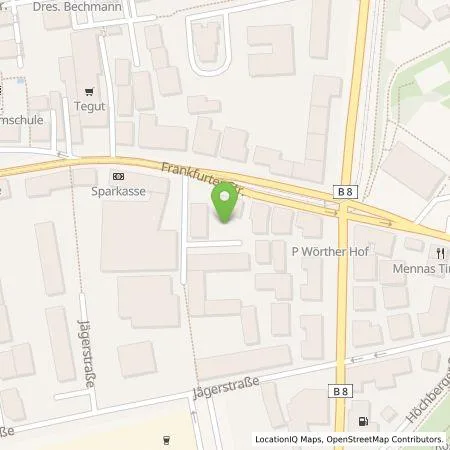 Standortübersicht der Tankstelle SKZ - KTT GmbH in 97082 Würzburg