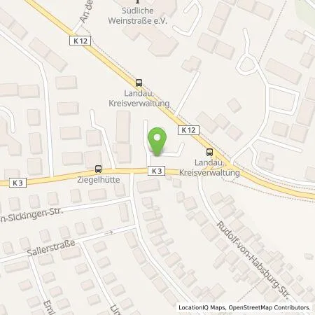 Standortübersicht der Tankstelle ESEL.CAB GmbH in 76829 Landau