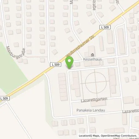 Standortübersicht der Tankstelle ESEL.CAB GmbH in 76829 Landau in der Pfalz