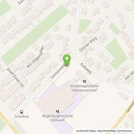 Standortübersicht der Tankstelle e-regio GmbH & Co. KG in 52391 Vettweiß