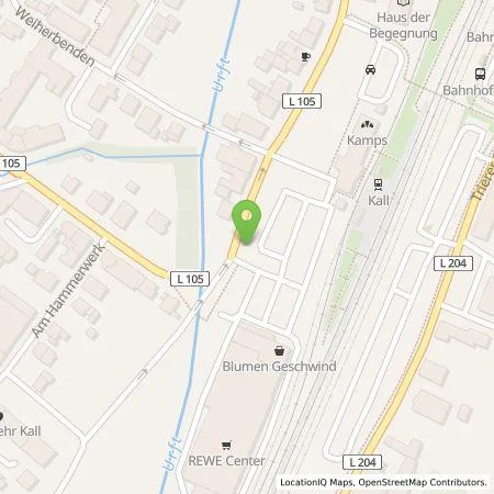 Standortübersicht der Tankstelle e-regio GmbH & Co. KG in 53925 Kall