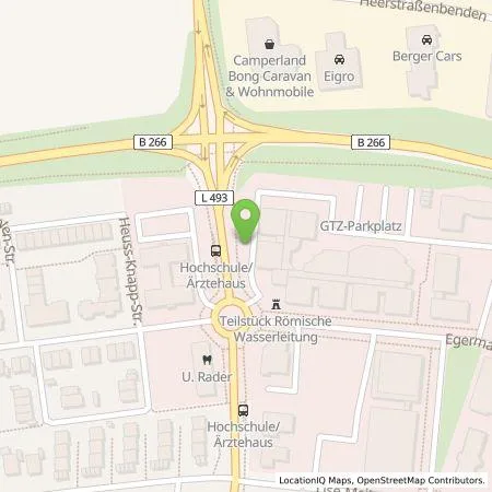 Standortübersicht der Tankstelle e-regio GmbH & Co. KG in 53359 Rheinbach