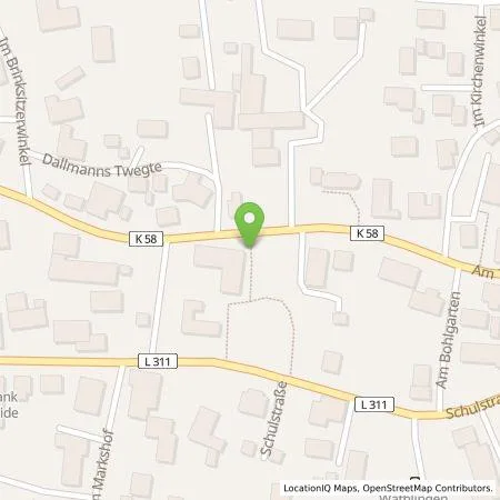 Standortübersicht der Tankstelle SVO Vertrieb GmbH in 29339 Wathlingen