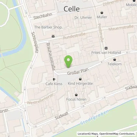 Standortübersicht der Tankstelle SVO Vertrieb GmbH in 29221 Celle