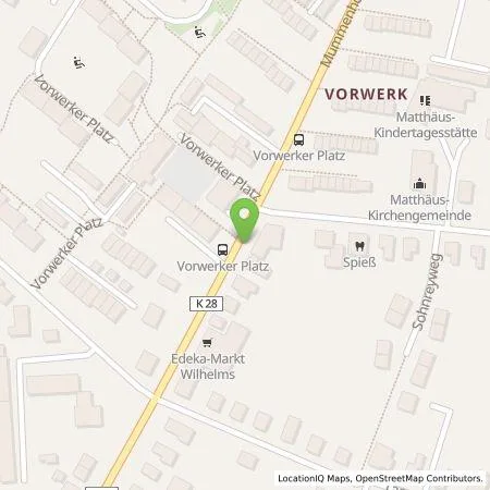 Standortübersicht der Tankstelle SVO Vertrieb GmbH in 29229 Celle