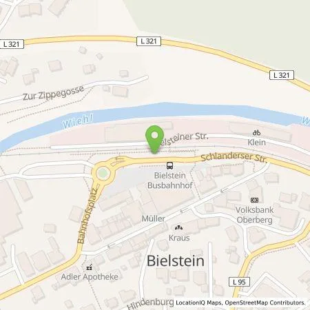 Standortübersicht der Tankstelle AggerEnergie GmbH in 51674 Wiehl