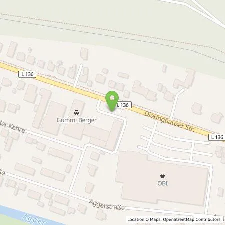 Standortübersicht der Tankstelle AggerEnergie GmbH in 51645 Gummersbach