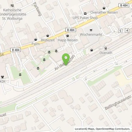 Standortübersicht der Tankstelle AggerEnergie GmbH in 51491 Overath