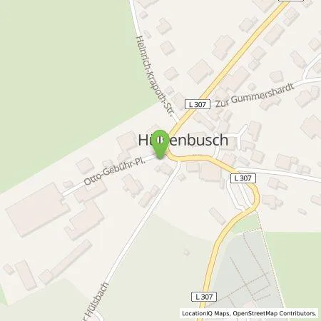 Standortübersicht der Tankstelle AggerEnergie GmbH in 51647 Gummersbach (Hülsenbusch)