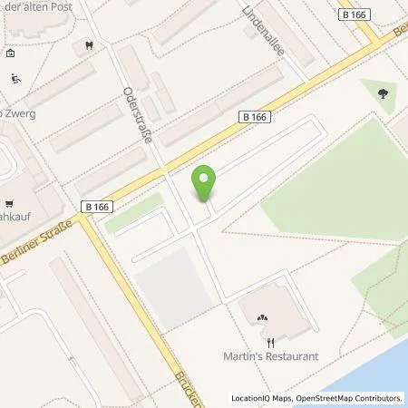 Standortübersicht der Tankstelle Stadtwerke Schwedt in 16303 Schwedt/Oder