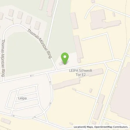 Standortübersicht der Tankstelle Stadtwerke Schwedt in 16303 Schwedt/Oder