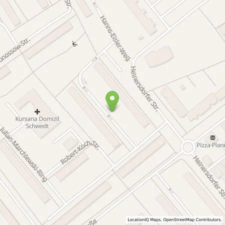 Standortübersicht der Tankstelle Stadtwerke Schwedt in 16303 Schwedt/Oder