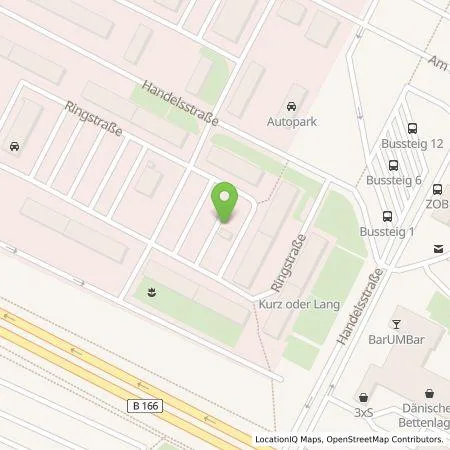 Standortübersicht der Tankstelle Stadtwerke Schwedt in 16303 Schwedt/Oder