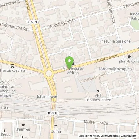 Standortübersicht der Tankstelle STADTWERK MOBILITY PLUS GmbH & Co. KG in 88045 Friedrichshafen