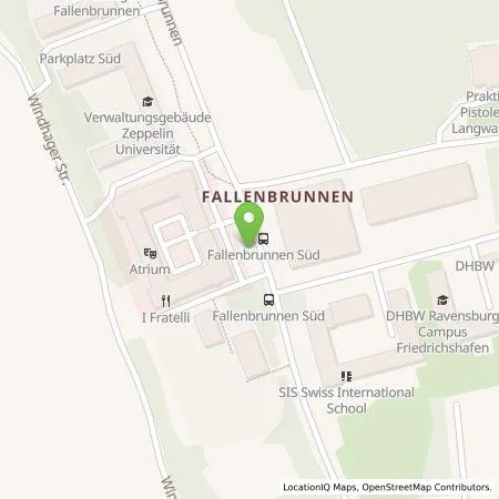 Standortübersicht der Tankstelle STADTWERK MOBILITY PLUS GmbH & Co. KG in 88045 Friedrichshafen