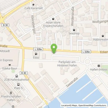 Standortübersicht der Tankstelle STADTWERK MOBILITY PLUS GmbH & Co. KG in 88046 Friedrichshafen