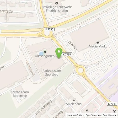 Standortübersicht der Tankstelle STADTWERK MOBILITY PLUS GmbH & Co. KG in 88045 Friedrichshafen