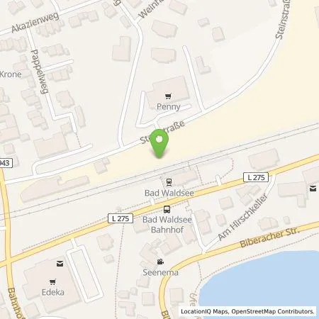Standortübersicht der Tankstelle STADTWERK MOBILITY PLUS GmbH & Co. KG in 88339 Bad Waldsee