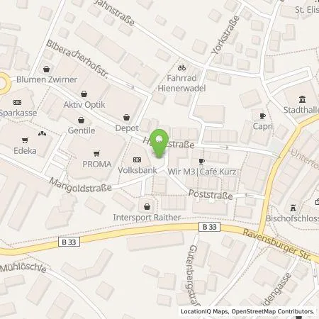 Standortübersicht der Tankstelle STADTWERK MOBILITY PLUS GmbH & Co. KG in 88677 Markdorf