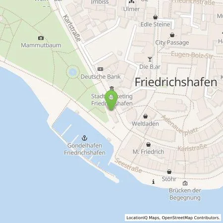 Standortübersicht der Tankstelle STADTWERK MOBILITY PLUS GmbH & Co. KG in 88045 Friedrichshafen