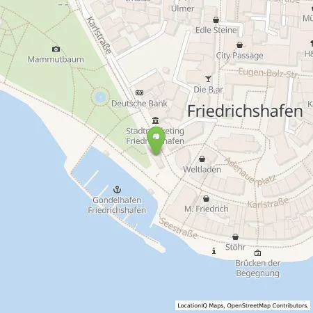 Standortübersicht der Tankstelle STADTWERK MOBILITY PLUS GmbH & Co. KG in 88045 Friedrichshafen