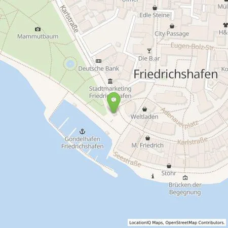 Standortübersicht der Tankstelle STADTWERK MOBILITY PLUS GmbH & Co. KG in 88045 Friedrichshafen