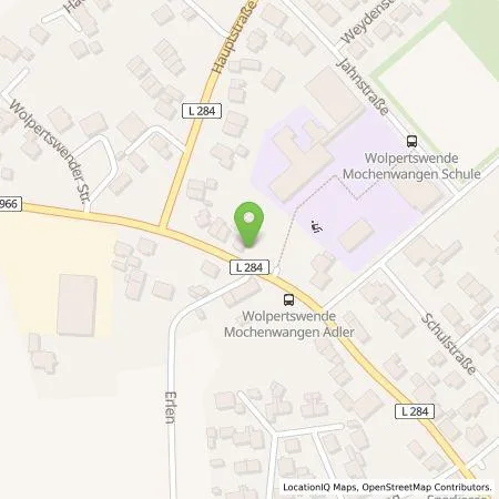 Standortübersicht der Tankstelle STADTWERK MOBILITY PLUS GmbH & Co. KG in 88284 Wolpertswende (Mochenwangen)