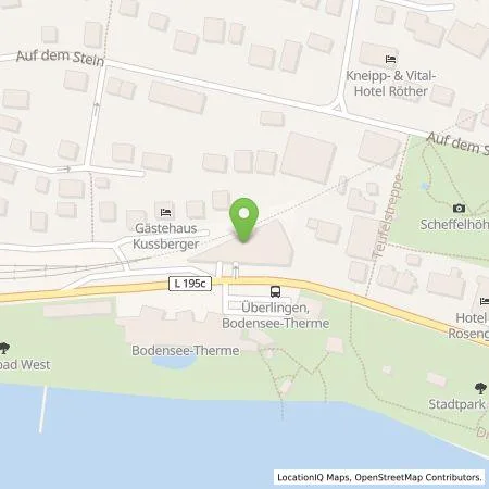 Standortübersicht der Tankstelle STADTWERK MOBILITY PLUS GmbH & Co. KG in 88662 Überlingen