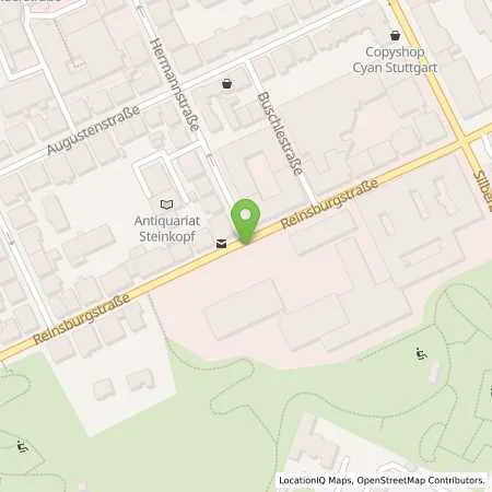 Standortübersicht der Tankstelle EnBW mobility+ AG und Co.KG in 70178 Stuttgart